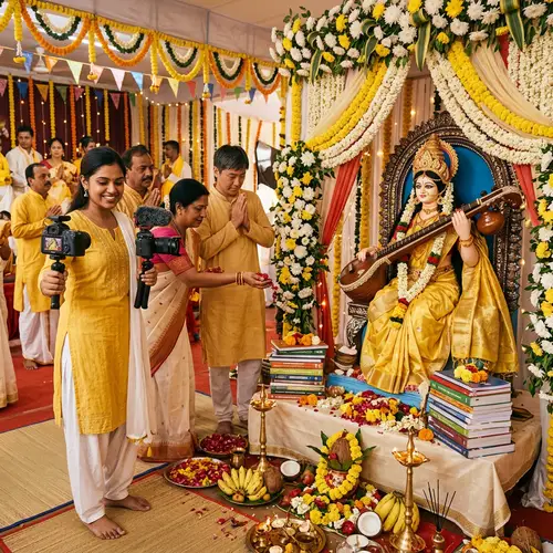 Mesmerizing Saraswati Puja Celebration Minivlog | Festive Atmosphere