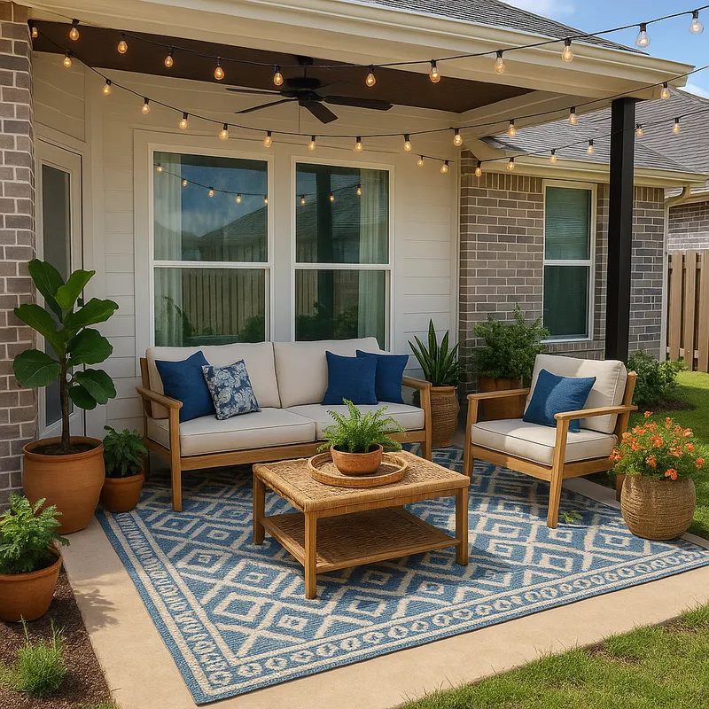 Cozy Patio Ideas: Furniture, Rugs & Garden Decor