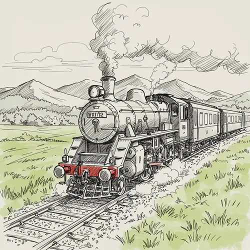 Train Sketch Ideas and Inspiration