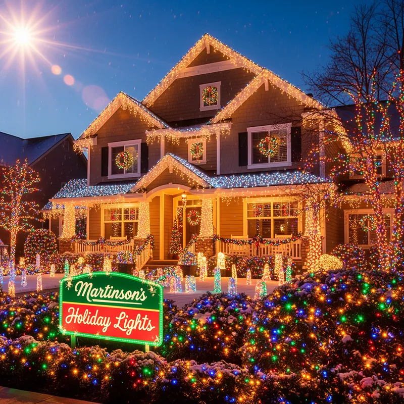 Martinson’s Holiday Lights – Festive Light Displays
