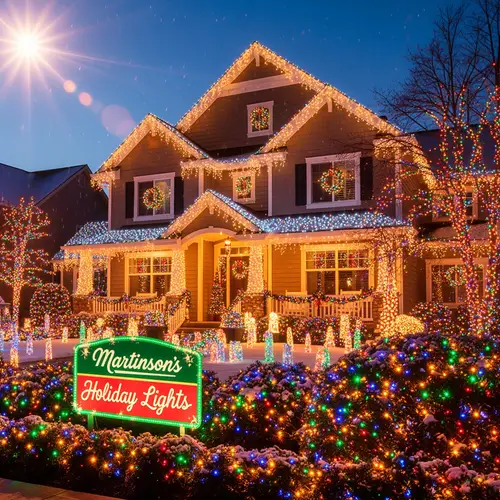 Martinson’s Holiday Lights – Festive Light Displays