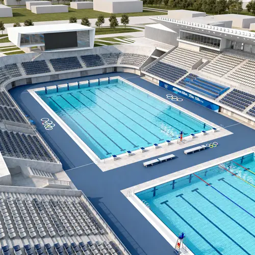 Olympic Aquatic Stadium: 9000 Permanent Seats