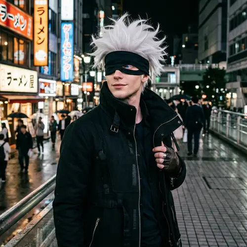 Gojo Satoru: Mysterious Character with White Hair