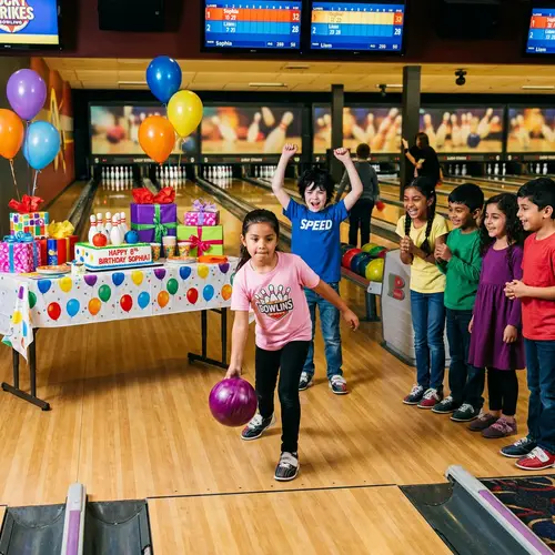 Kids Bowling Birthday Party - Fun Celebration at Bowling Alley