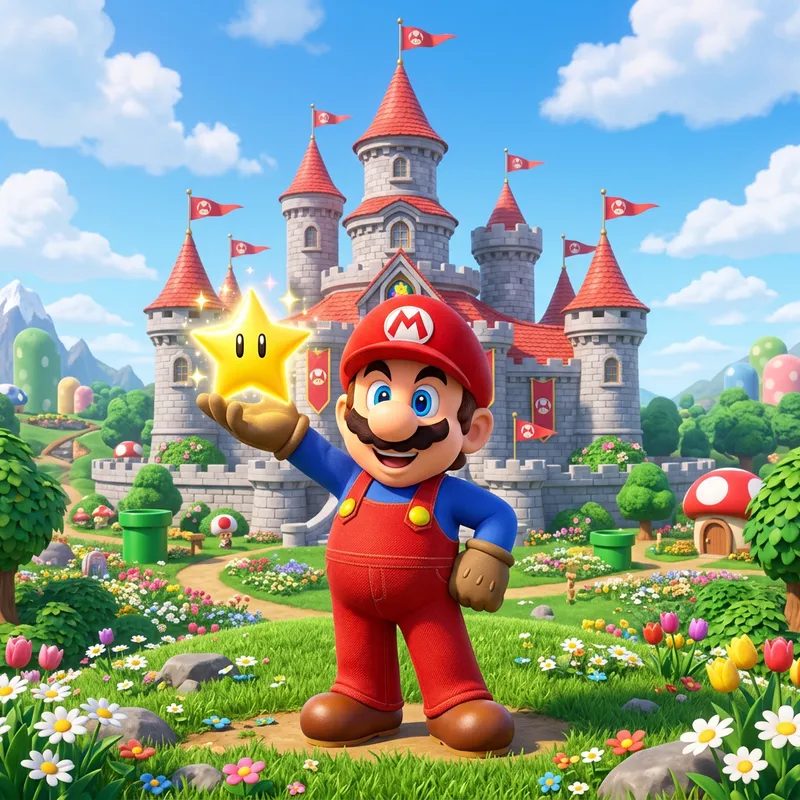 Super Mario on Magical Castle Adventure Super Mario on Magical Castle Adventure