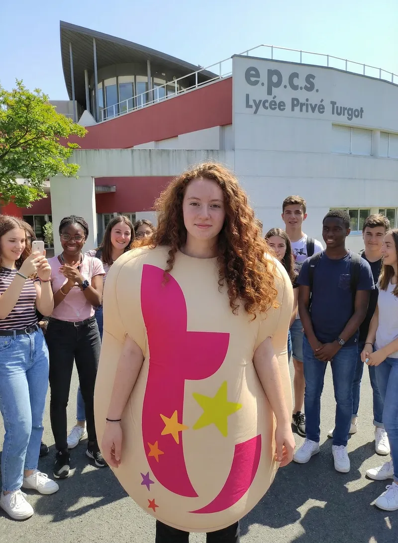 Lycée Turgot Mascot Costume - Fun & Unique!