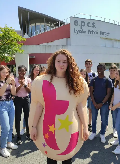 Lycée Turgot Mascot Costume - Fun & Unique!