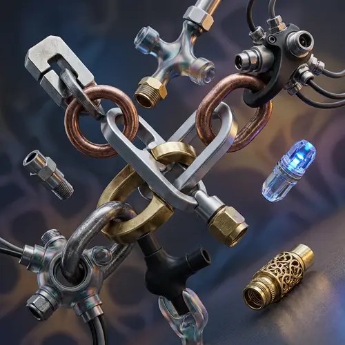 Abstract Connectors: A Chaotic yet Harmonious Design