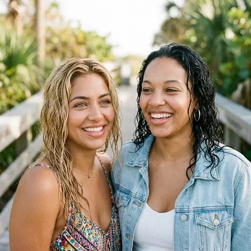 Stunning Latina & Light-Skinned Black Women Together