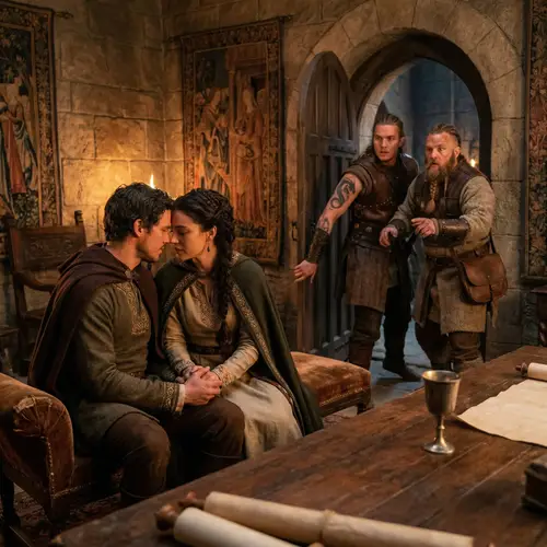 Intrigue and Romance: Feyre and Rhysand Caught by Cassian and Azriel