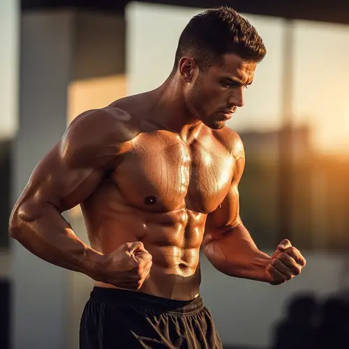 Hot Muscular Man - Fitness Inspiration