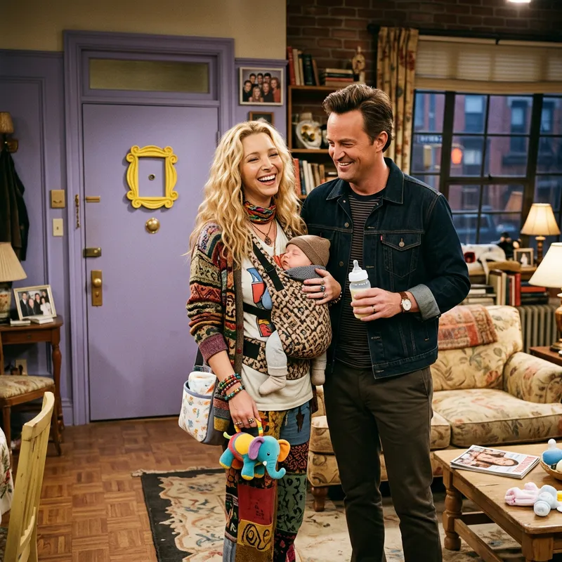 Phoebe and Michael from Friends as Parents in NYC Phoebe and Michael from Friends as Parents in NYC