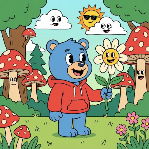 Cartoon Style Art for Kids and Adults