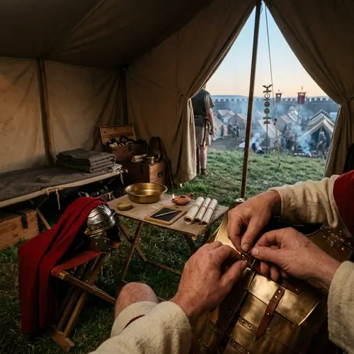 Morning of a Roman General: A Photorealistic View