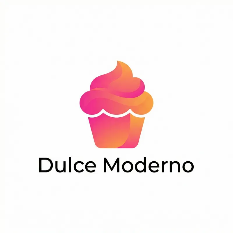 Dulce Moderno: Modern Pastry Logo Design