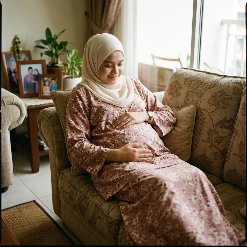 Young Malay Pregnant: Celebrate Motherhood