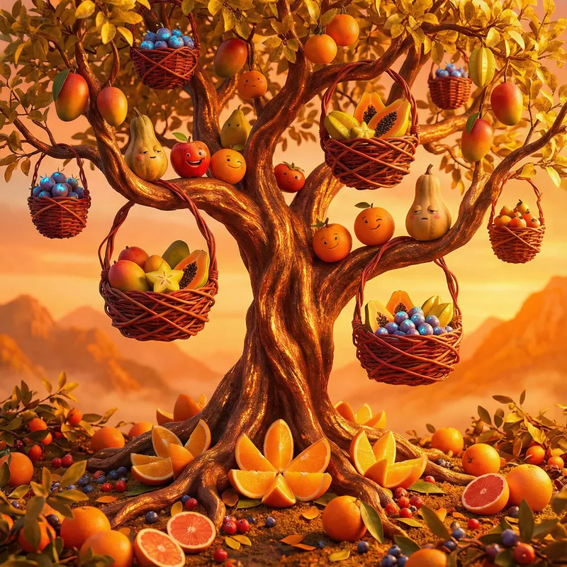 Explore the Enchanting Fruit Tree Wonderland