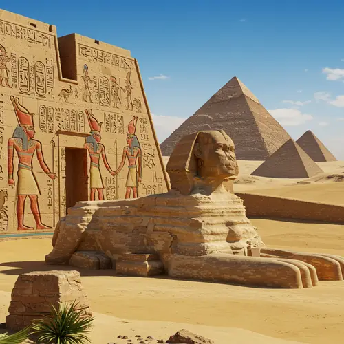 Explore Egyptian Culture: Hieroglyphics & Pyramids