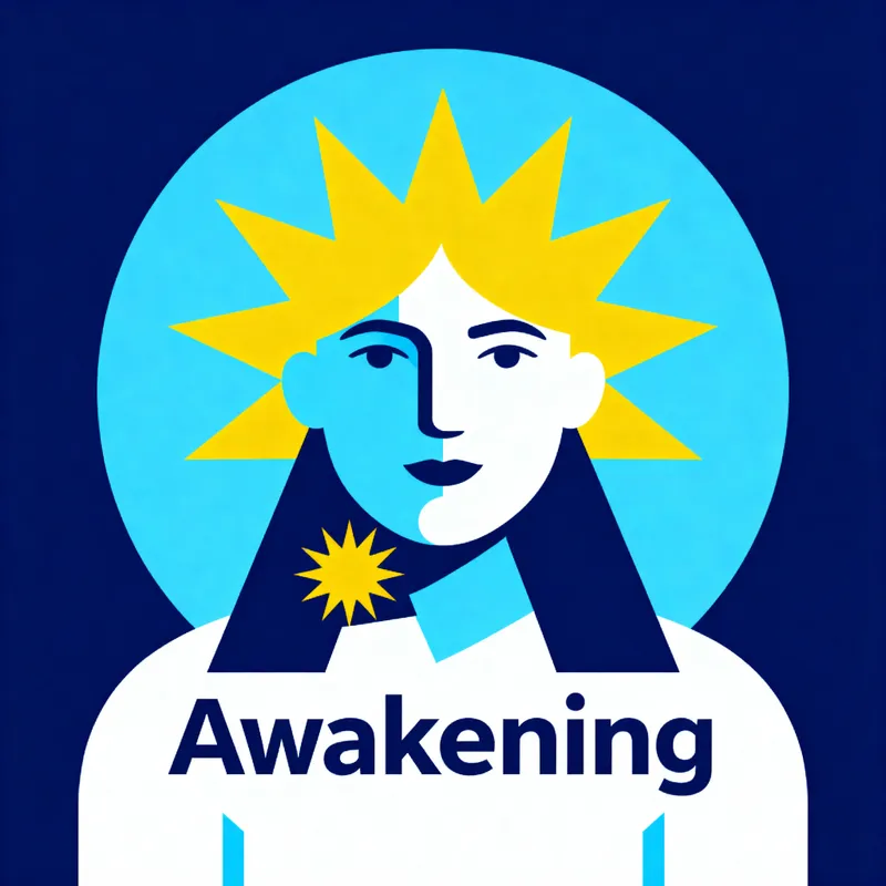 Creative Sun-Head Mascot for Awakening Loans