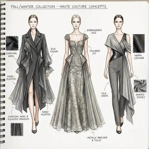 Fashion Design Illustrations & Concepts for Runway