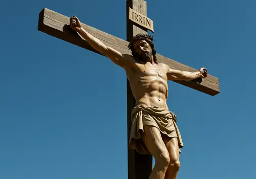 Jesus on the Cross - A Moment of Suffering