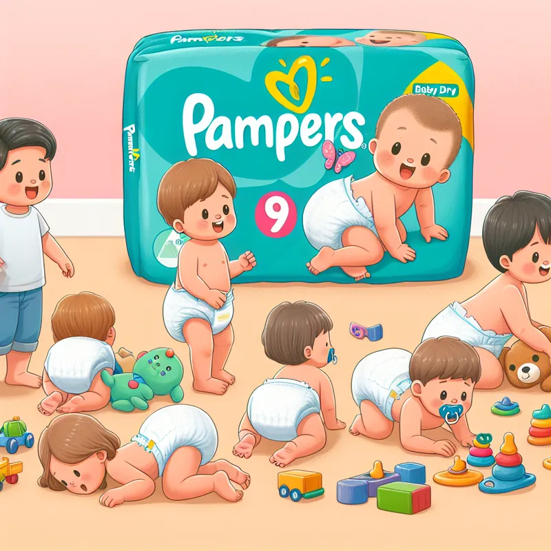 9-Year-Olds in Pampers Baby Dry: Childlike Behavior Displayed 9-Year-Olds in Pampers Baby Dry: Childlike Behavior Displayed