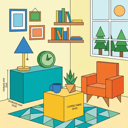 Everyday Objects from Geometric Shapes | 3x6 & 5x5 Boxes