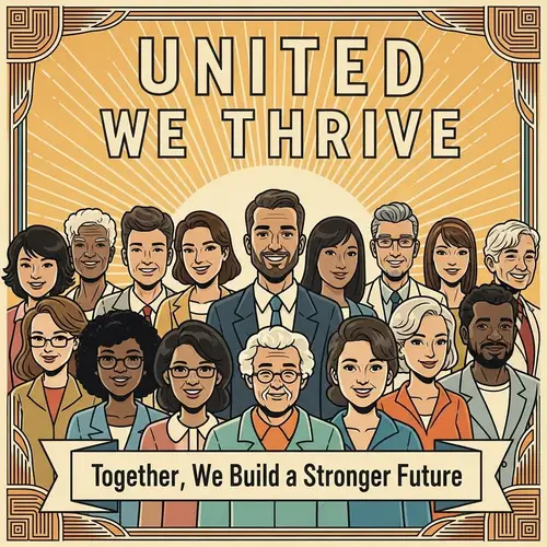 Unity and Cooperation Campaign Poster