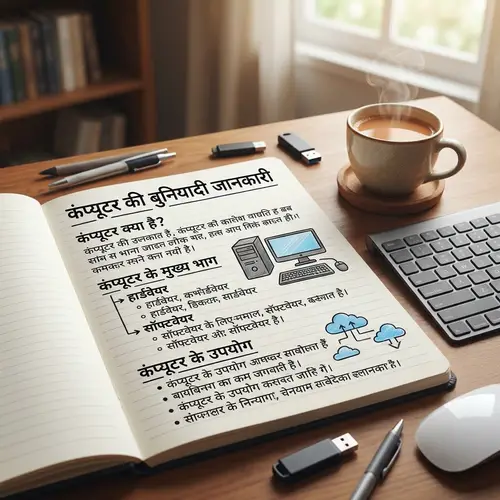 Basics of Computers in Hindi: Hardware, Software & Applications