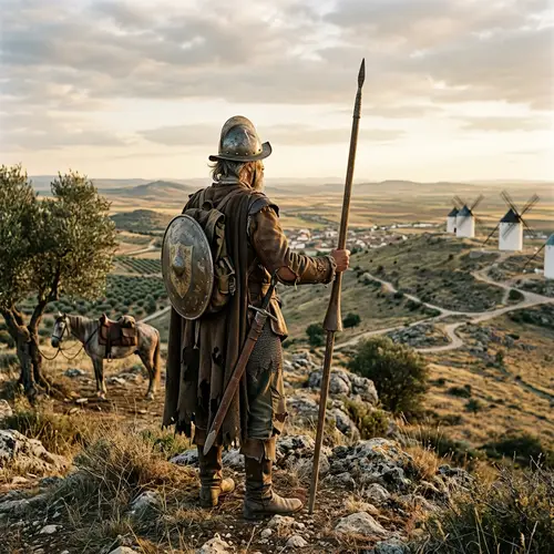 Don Quixote Gazing into the Horizon