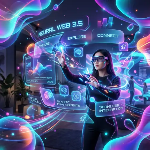 Futuristic Web Design: Immersive Experience with Advanced Technology