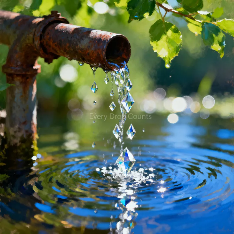 Every Drop Counts: A Prism of Nature's Beauty