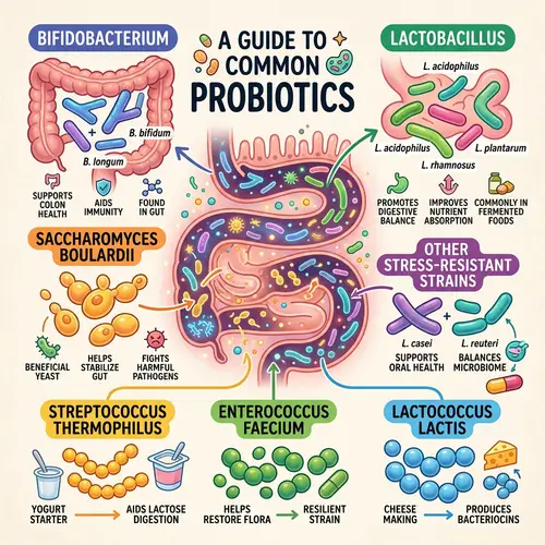 Illustrative Guide to Probiotics Benefits