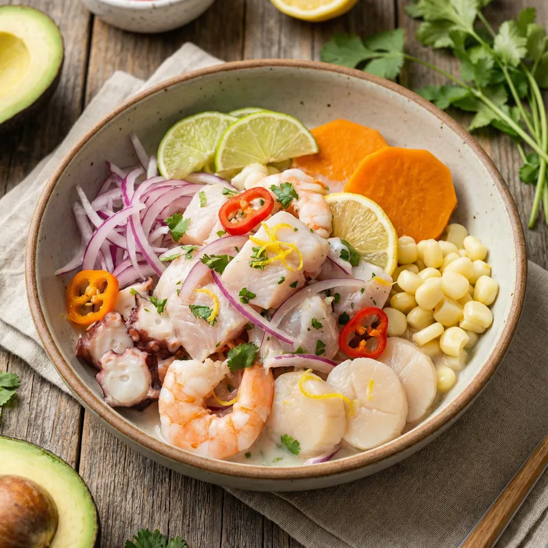 Fresh Seafood Ceviche: A Colorful Culinary Delight