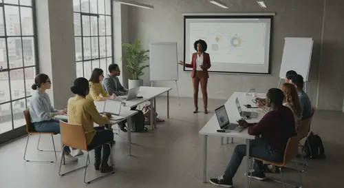 Modern Work Conference with Engaging Presentations