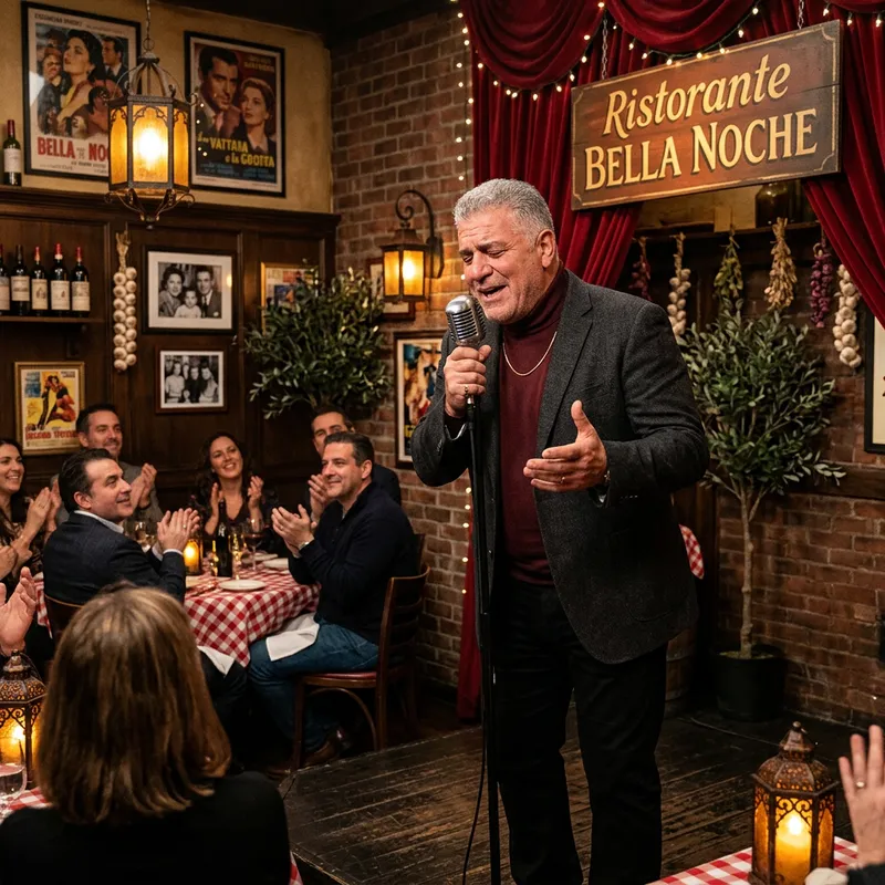 Mr Paolo Conte's Touching Serenade at Ristorante Bella Noche