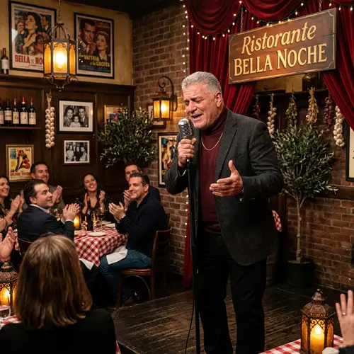 Mr Paolo Conte's Touching Serenade at Ristorante Bella Noche