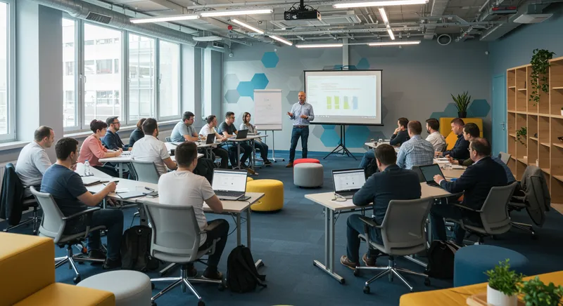 Work Conference with Engaging Presenter & 40 Attendees