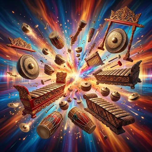 Gamelan Instruments in Energetic Explosion | Indonesian Music Scene