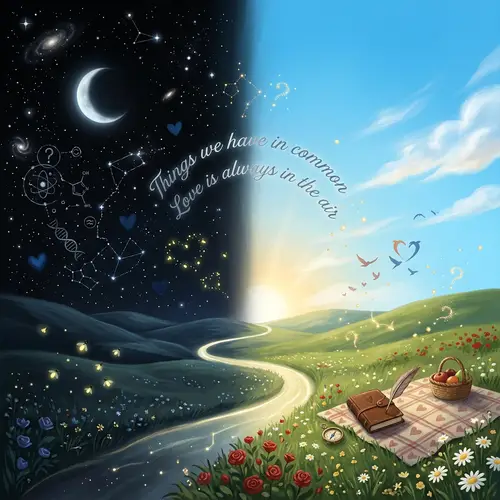 Curiosity in Contrast: Love Unveiled