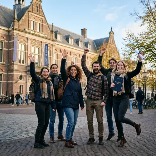 PhD Students Celebrating in The Netherlands | Street Photography