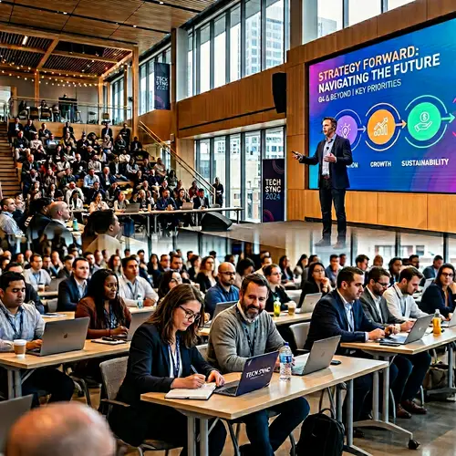 Modern Work Conference with Engaging Presentations