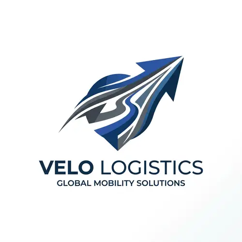 Transportation Company Logo Design with Mobility and Speed Elements