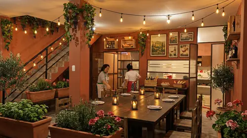 Charming Rustic Italian Restaurant with Beautiful Ambiance