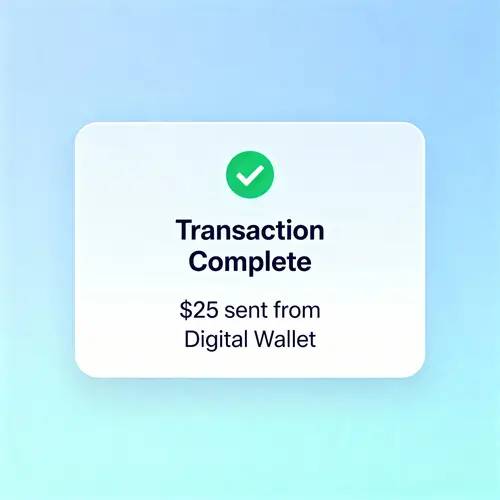 Complete Mobile Transaction - Digital Wallet Success