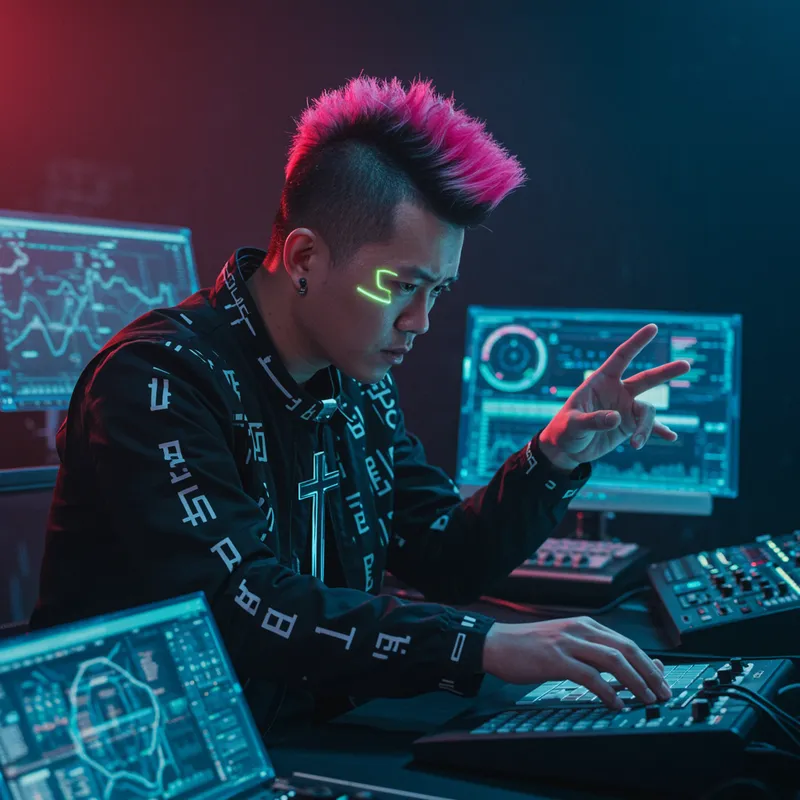 Futuristic Asian Musician - Christian Music Innovator