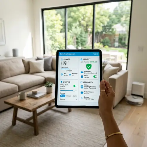 Modern Smart Home Interface for Domotics | Home Automation