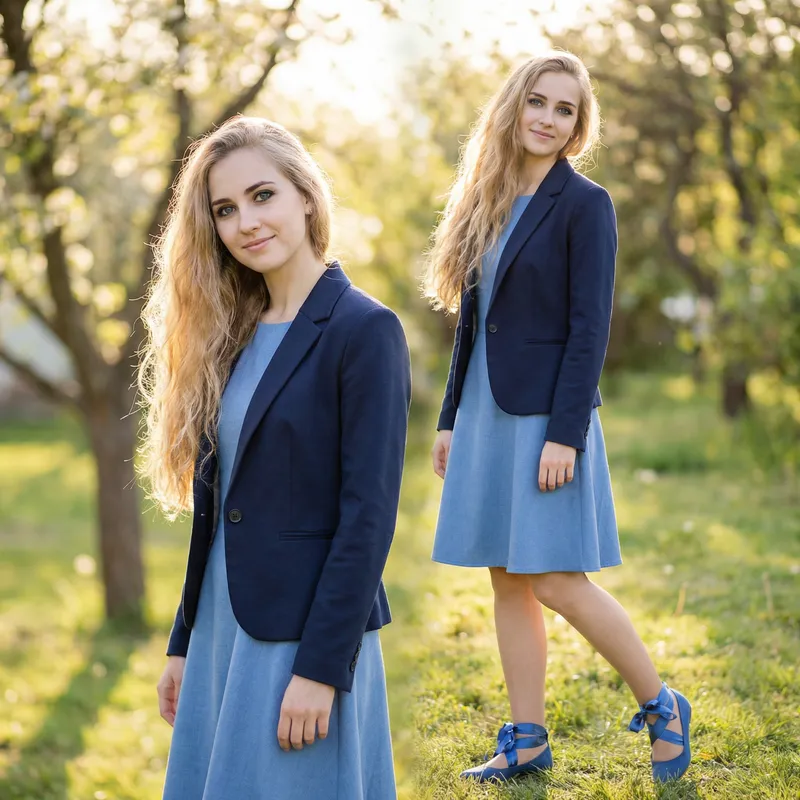 Ethereal 18-Year-Old Blonde Goddess with Blue Eyes