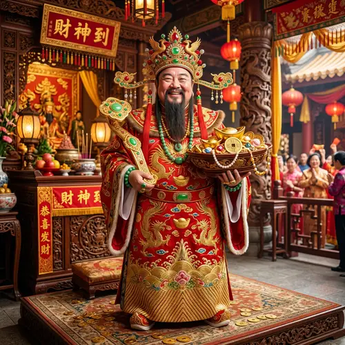 Chinese God of Wealth | Cai-Shen Prosperity Image