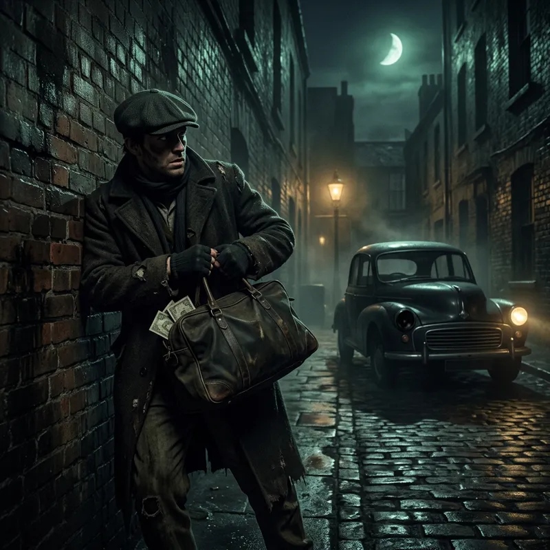 London's Dark Alley: A Hoodlum's Secret